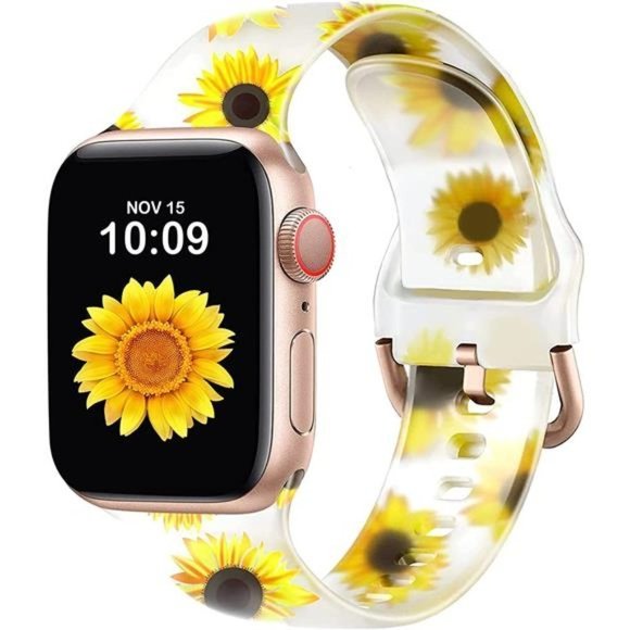 Sunflower Apple Watch Band - Picture 1 of 5